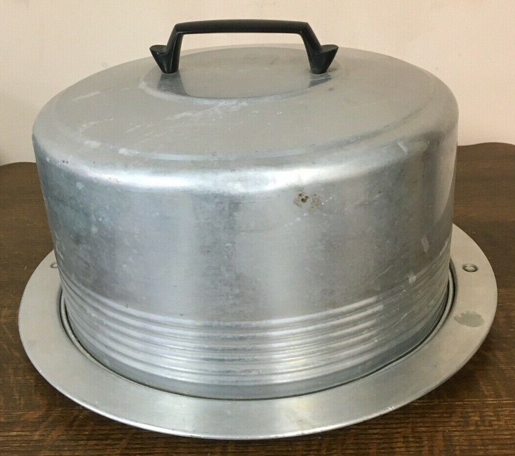 Regal Aluminum Cake Carrier MId-Century