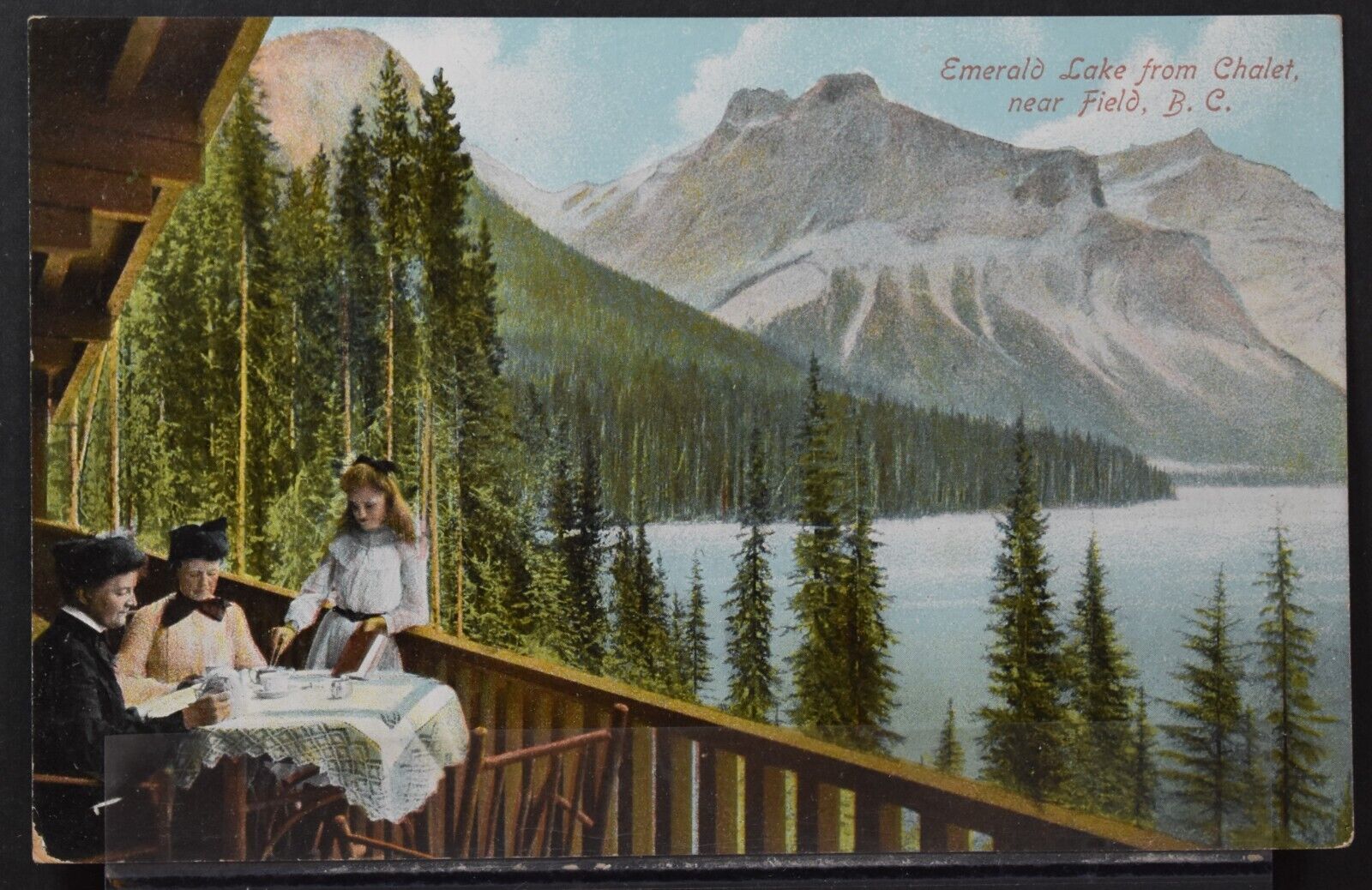 Field, BC, Canada - Emerald Lake from Chalet - Early 1900s