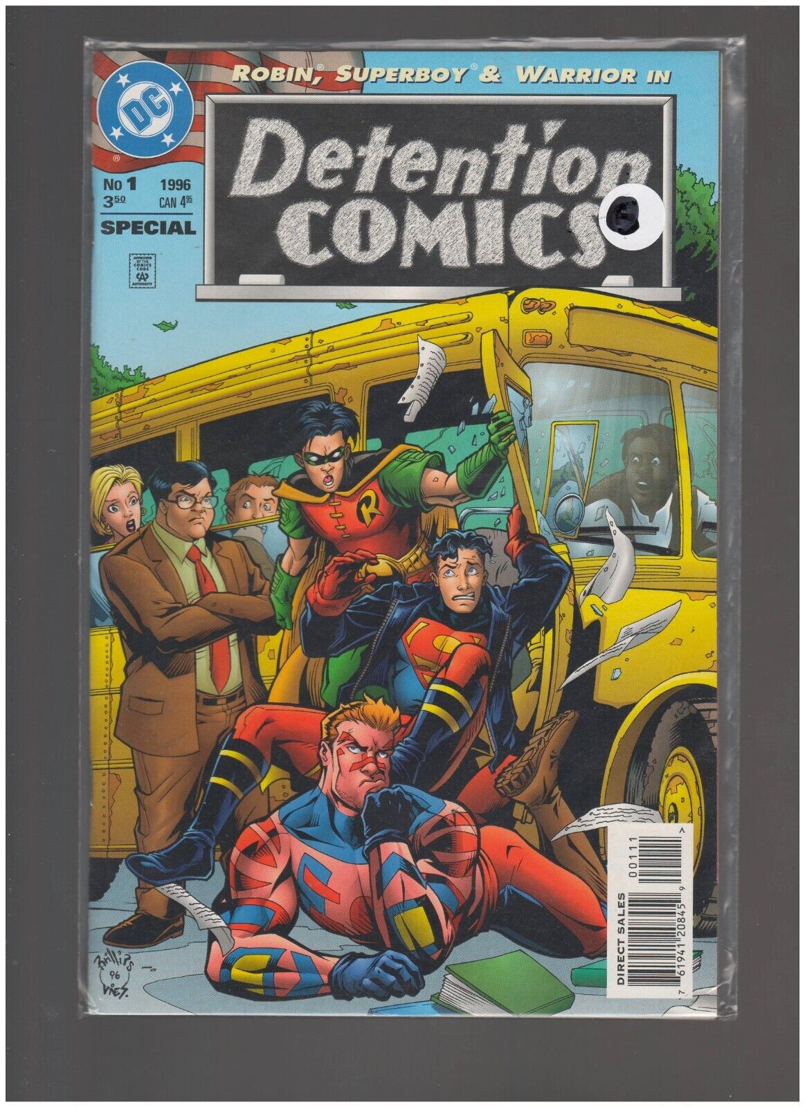 Detention Comics #1 DC Comics One-Shot 1996 \'Robin Superboy Warrior\'