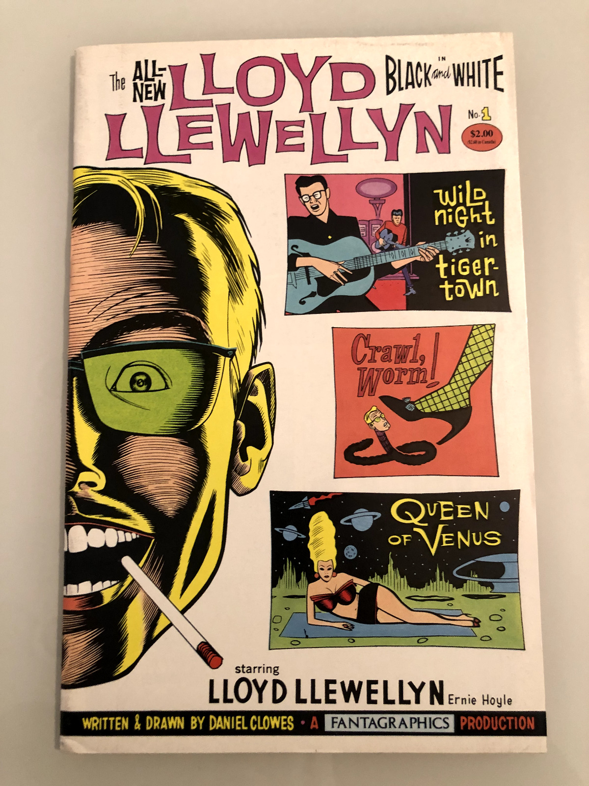 The All-New Lloyd Llewellyn #1, Fantagraphics Books 1988 Dan Clowes