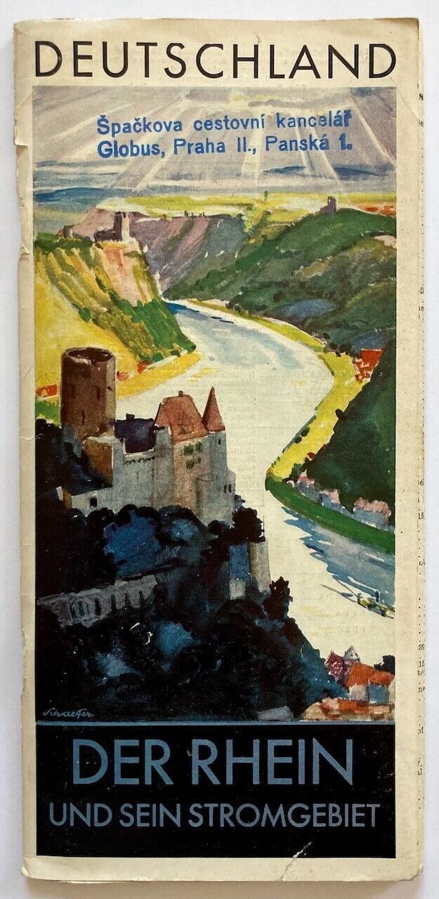 Original Vintage Travel Brochure - DEUTSCHLAND - GERMANY - RHEIN - RHINE- 1930s