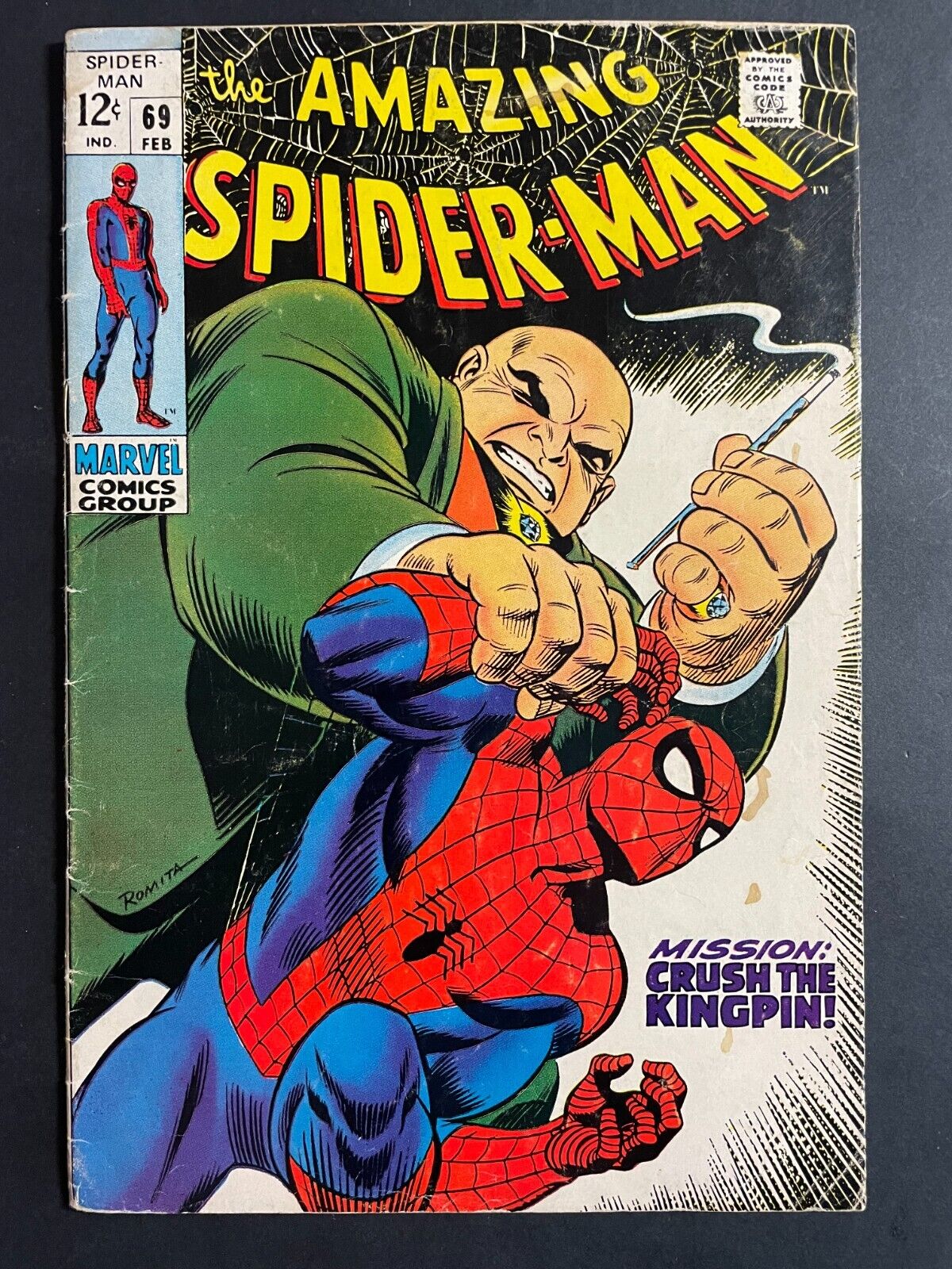 Amazing Spider-Man #69 Kingpin Marvel 1969 Comics