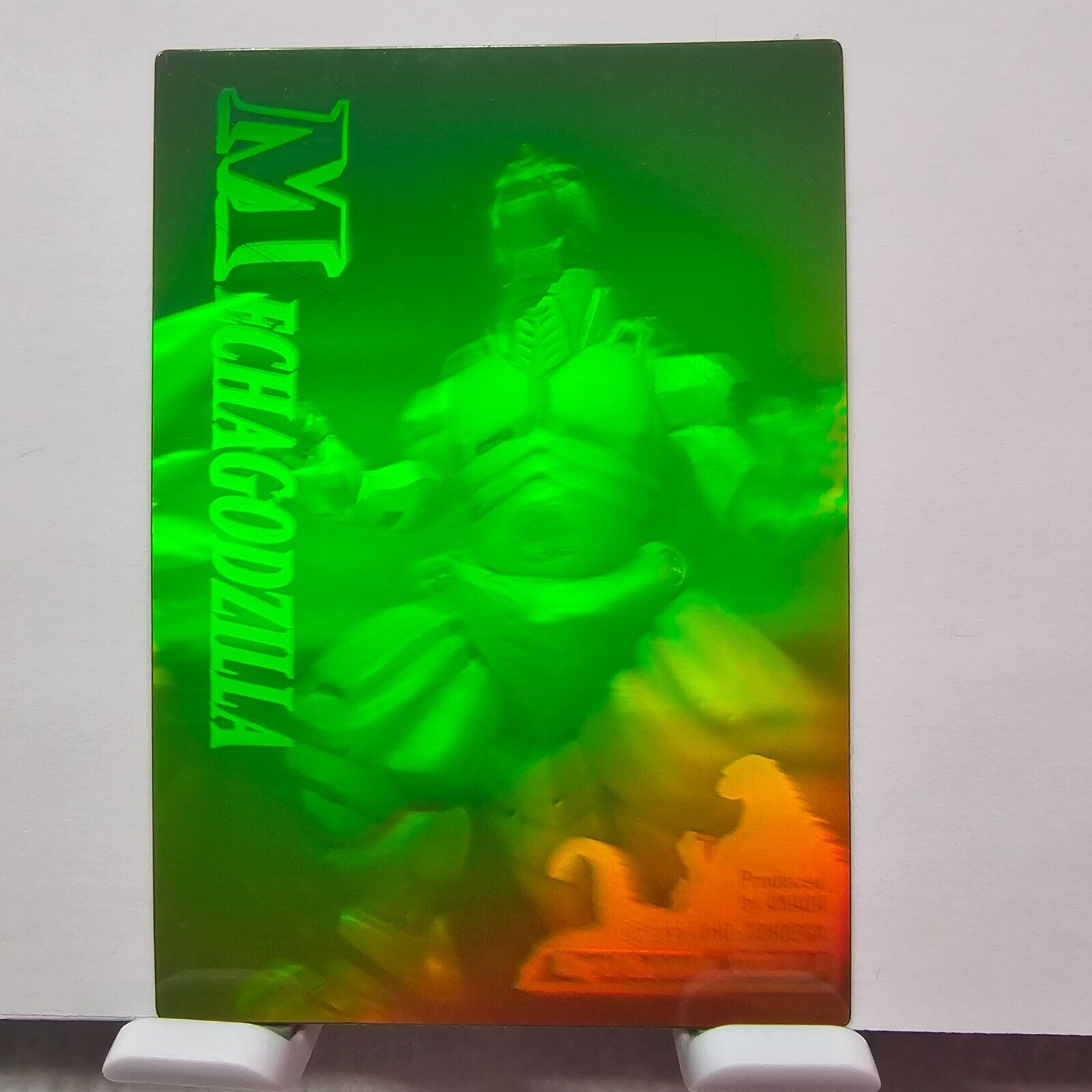 Godzilla 1995 Amada Holochrome 3D Holo Foil Holograms Trading Card Mechagodzilla