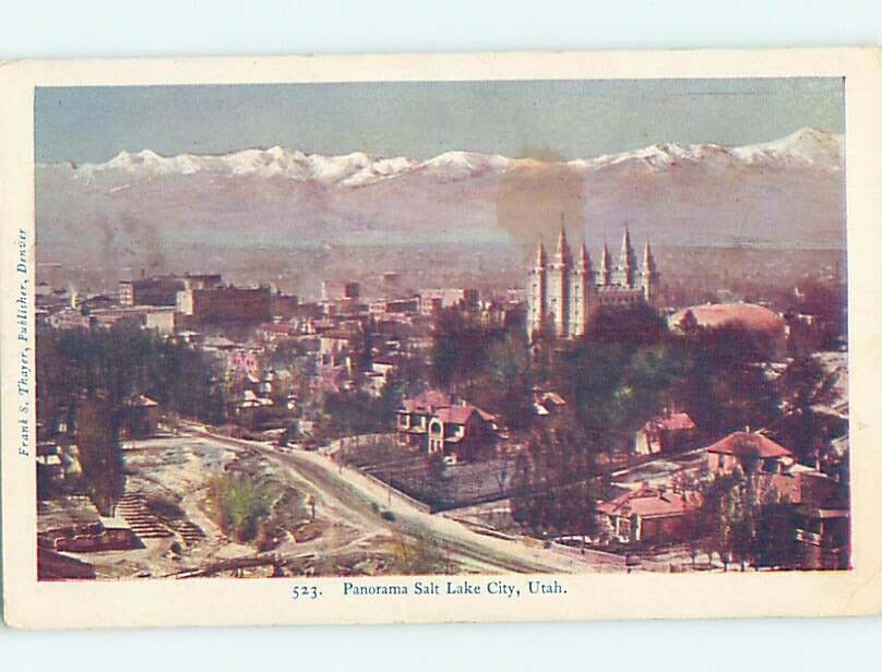 Pre-1907 PANORAMIC VIEW Salt Lake City Utah UT i1668