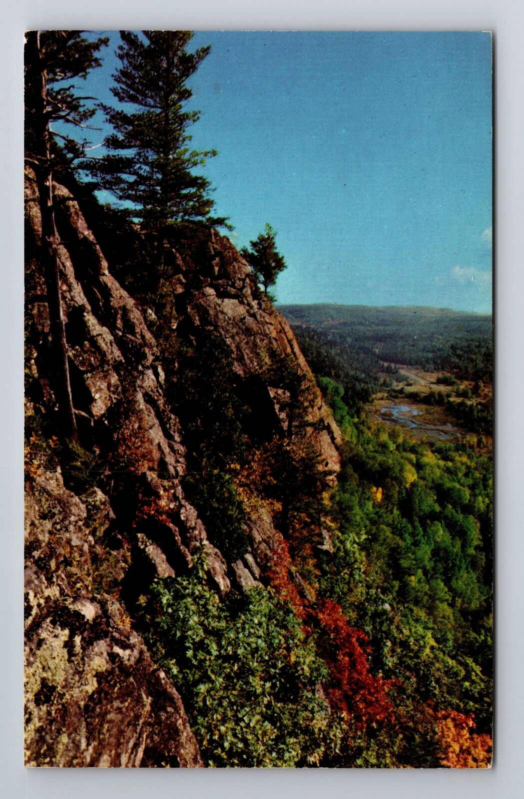 Keweenawland MI-Michigan, Cliffs Of Keweenaw, Antique Vintage Souvenir Postcard