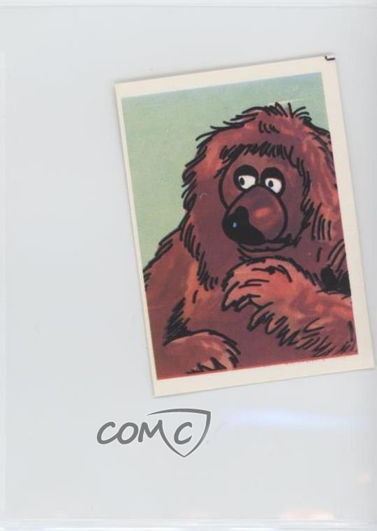 1978 Americana Sesamstrasse (Sesame Street) Stickers Bear #1 2xw