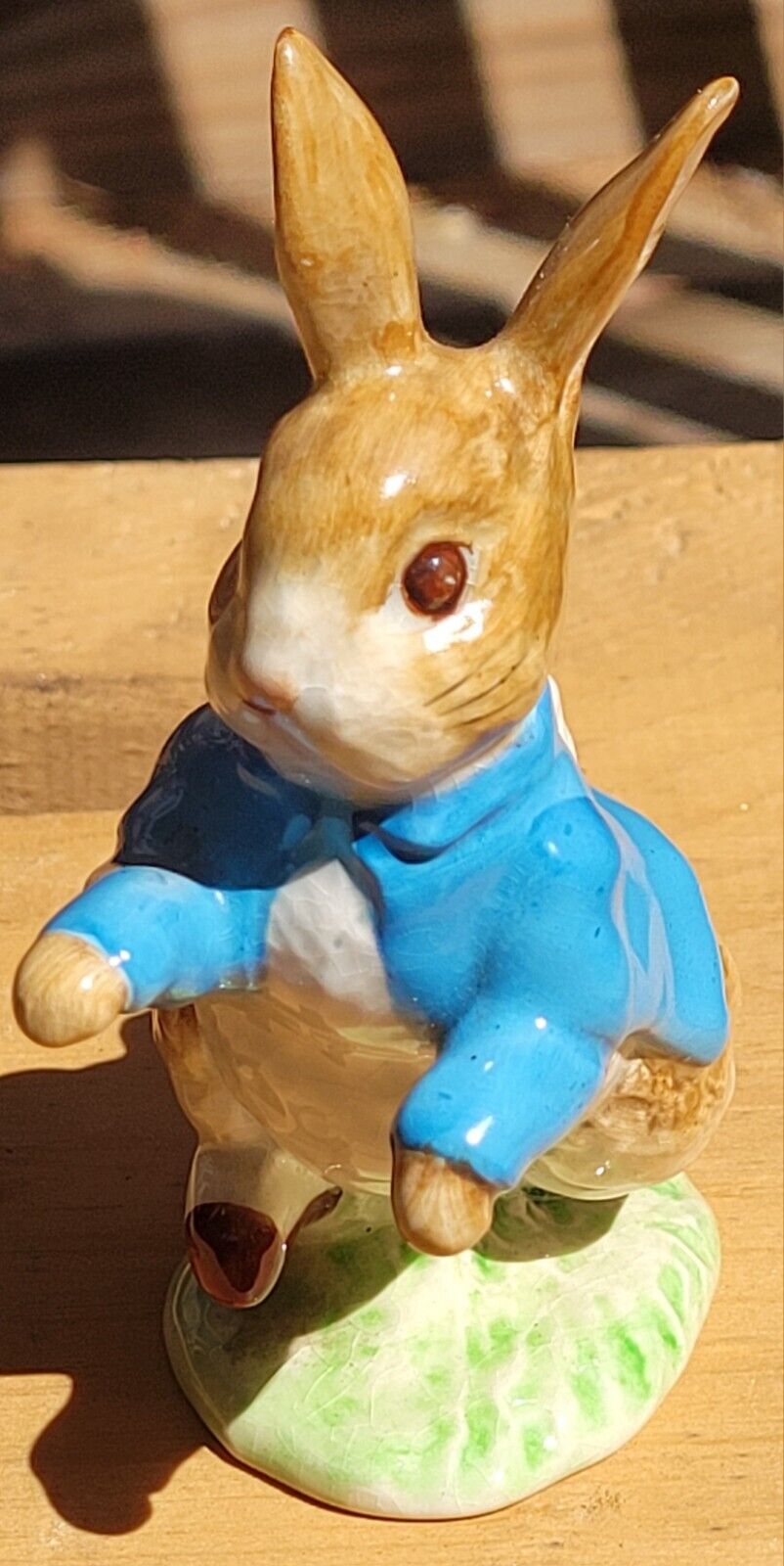 Vintage Porcelain Beatrix Potter Peter Rabbit Figurine Beswick Pottery England 