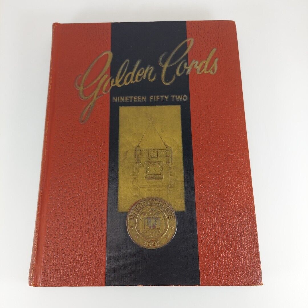 1952 Golden Cords Union College Yearbook Lincoln, Nebraska Hardcover 