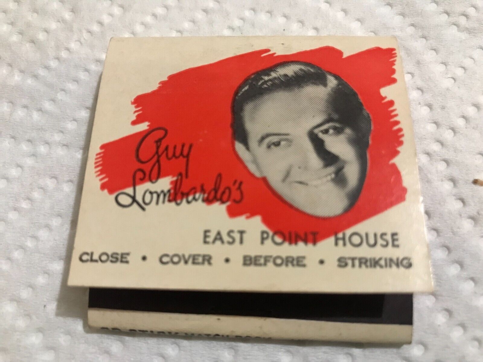 Vintage Matchbook Guy Lombardo\'s East Point House Freeport LI New York 1-E