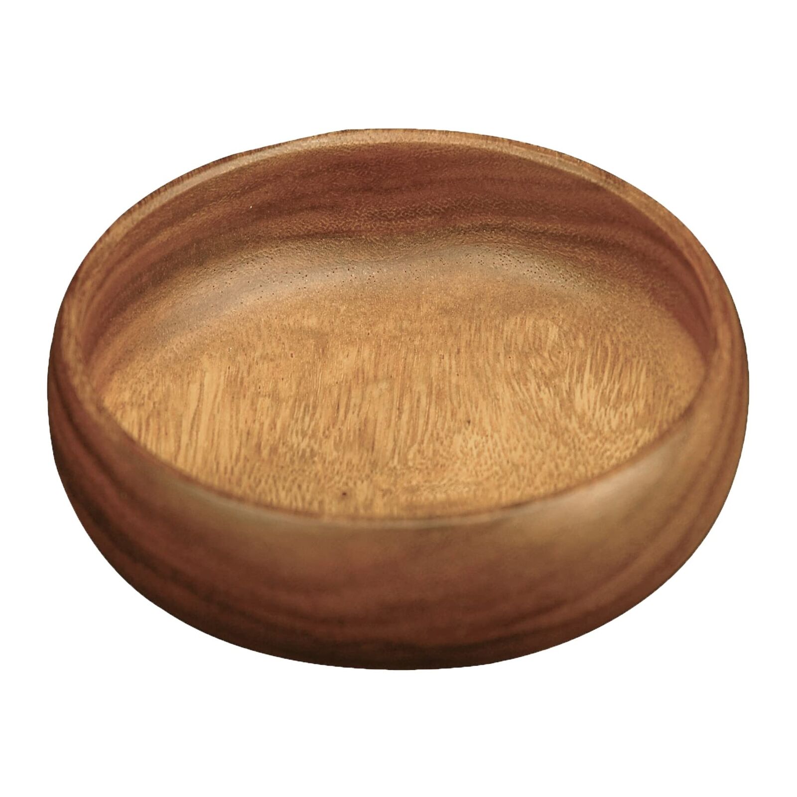 Acaciaware Round Calabash Bowl, 6-Inch by 2-Inch