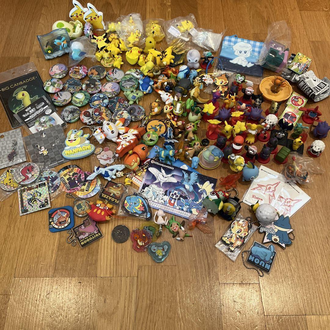 Pokémon Mini Figure keychain rubber keychain Mascot lot of 150 Set sale pouch