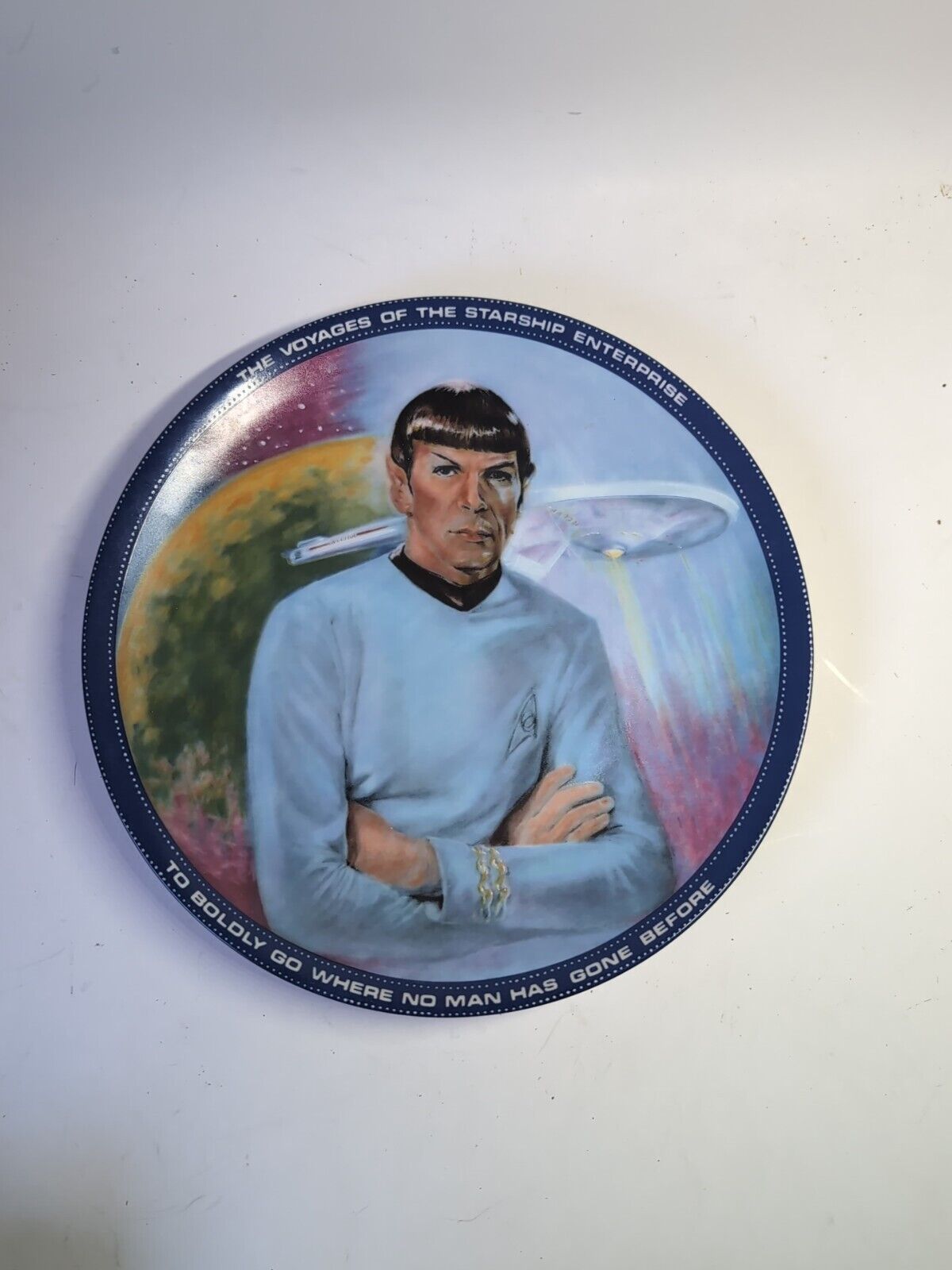 Hamilton Collection Star Trek Mr. Spock Science Officer Collectors Plate #0609-K