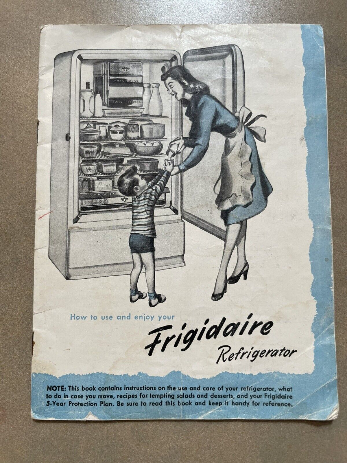 Frigidaire Refrigerator Vintage Original Instruction Booklet 1947