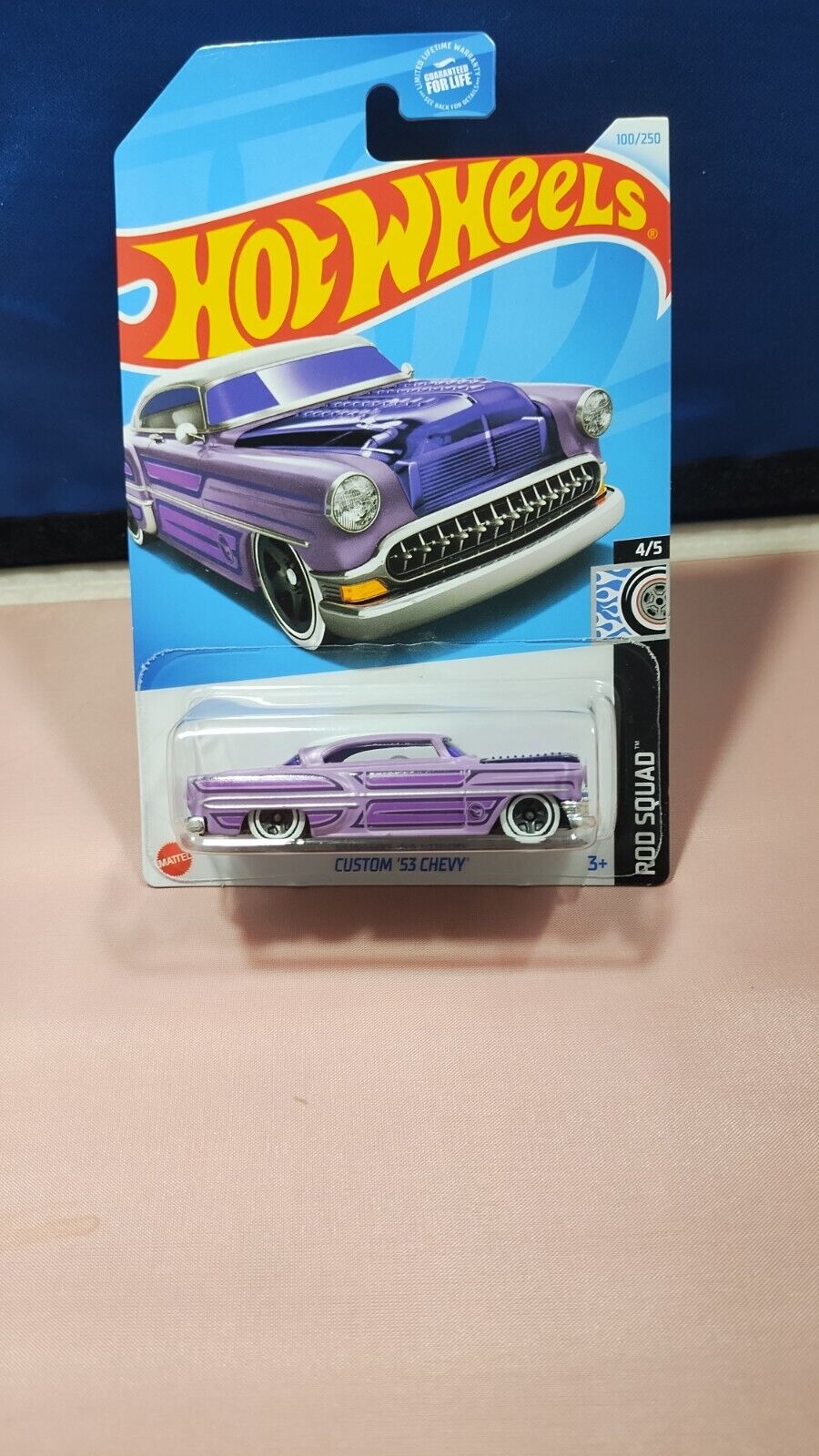 Hot Wheels Custom \'53 Chevy Rod Squad Series #4/5 Purple Diecast 1:64 Scale New