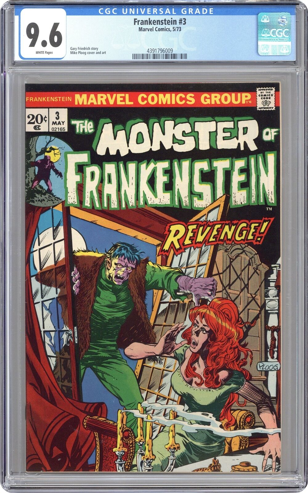 Frankenstein #3 CGC 9.6 1973 4391796009