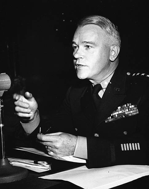 Lieutenant General Joe Lightning Joe Lawton Collins, commander of - Old Photo