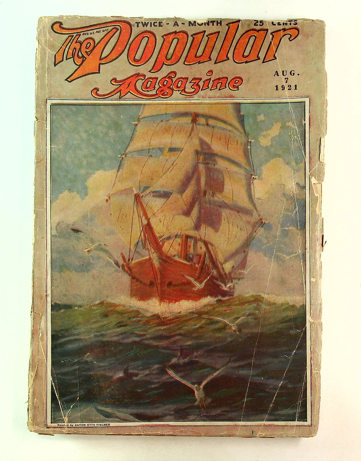 Popular Magazine Pulp Aug 7 1921 Vol. 61 #2 FR/GD 1.5