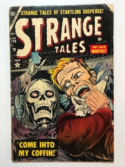 STRANGE TALES # 28 , HUGE CLASSSIC , COMPLETE , NOTHING MISSING
