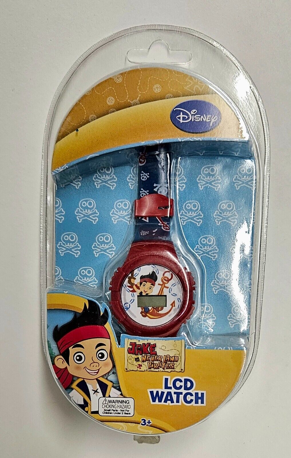 New in package Disney kids Jake and the Neverland Pirates LCD watch