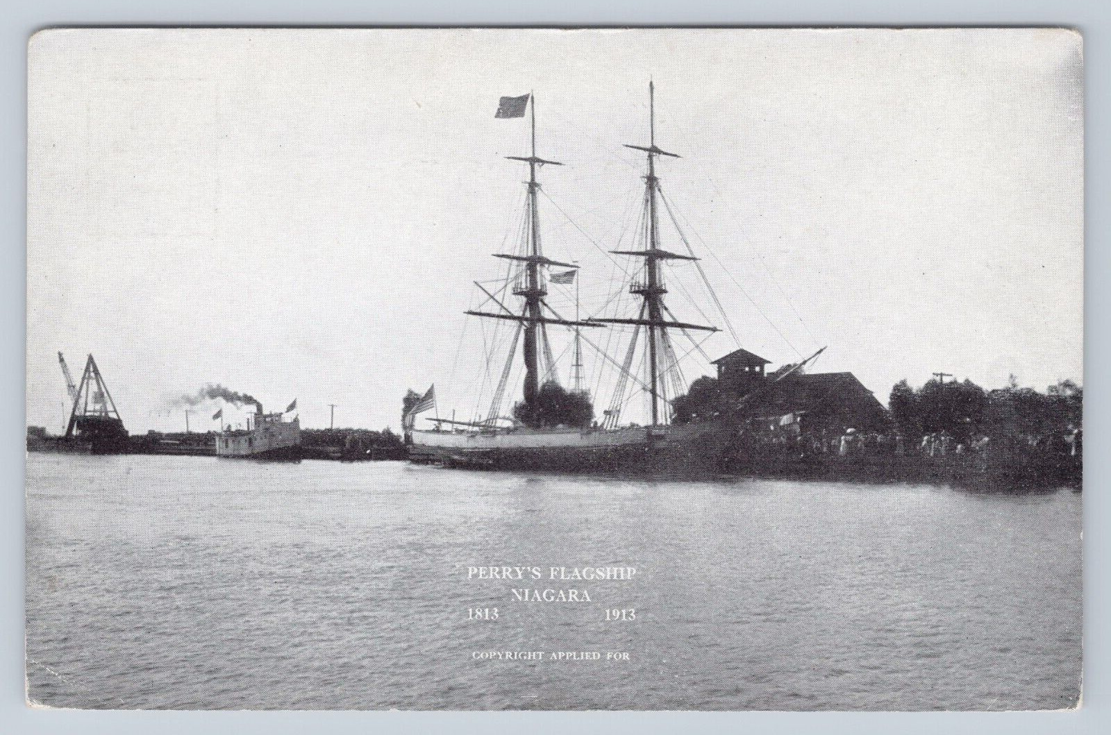 Postcard Perry\'s Flagship Niagara 1813 1913 USS