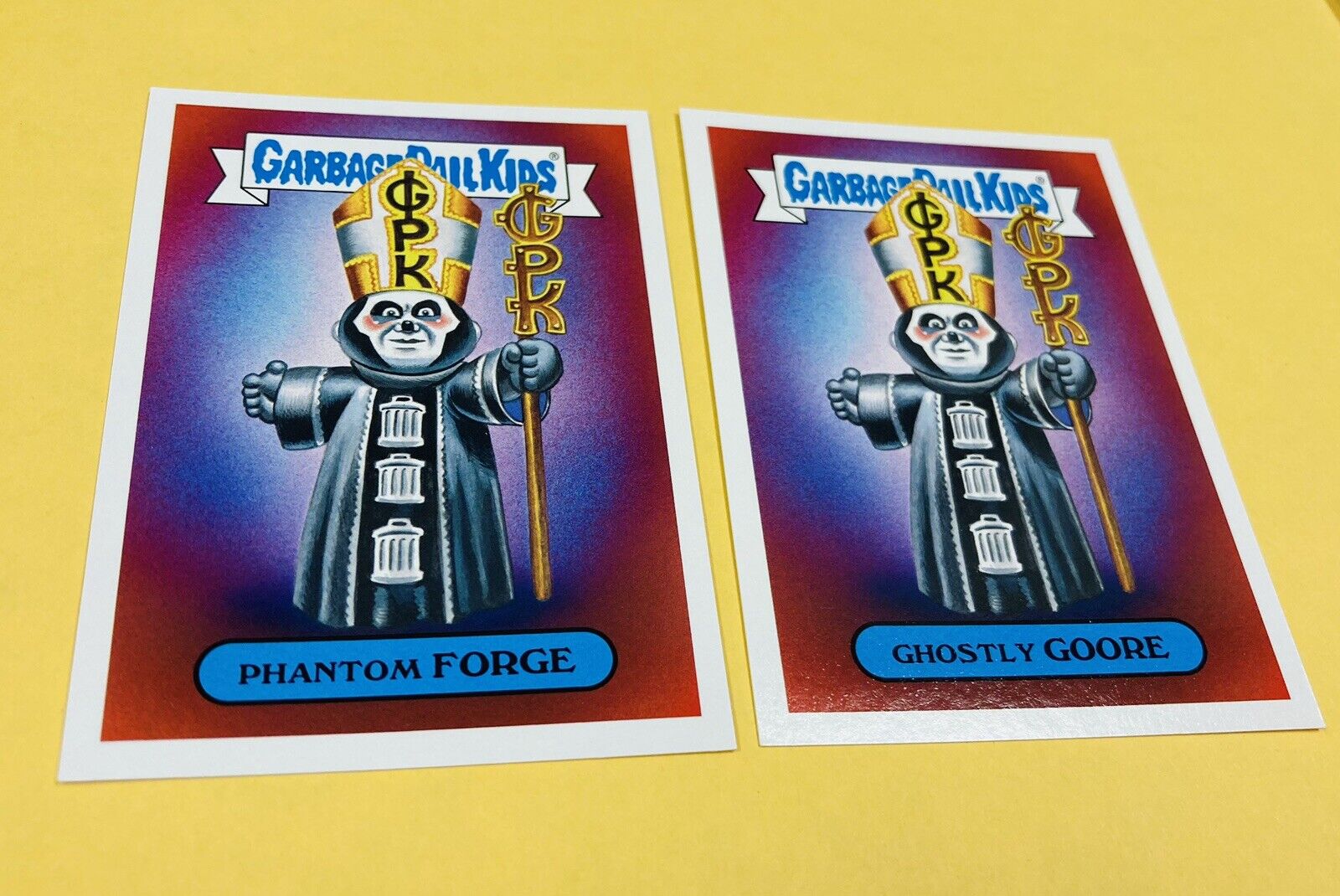 2017 Topps Garbage Pail Kids GHOST Card 9a & 9b Battle Of The Bands GPK