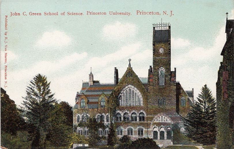 Postcard John C Green School Science Princeton University Princeton NJ