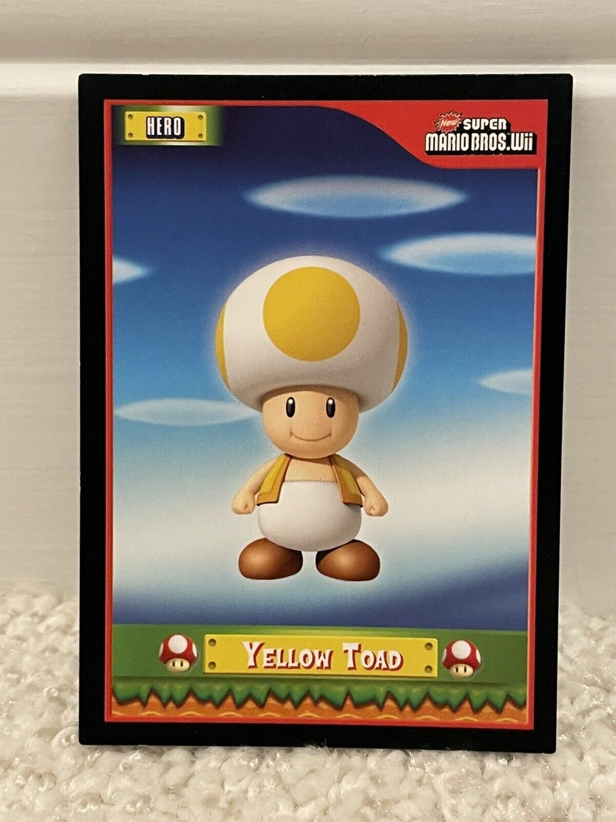 2010 Enterplay Super Mario Bros Wii Yellow Toad #4