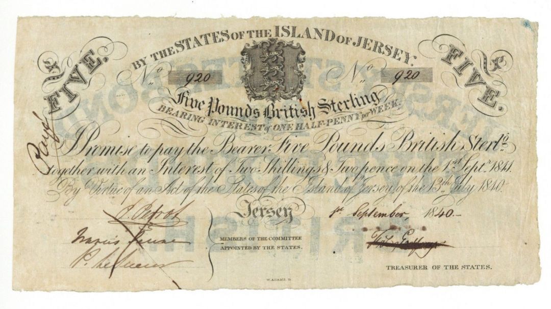 Jersey - P-A1b - Foreign Paper Money - Paper Money - Foreign
