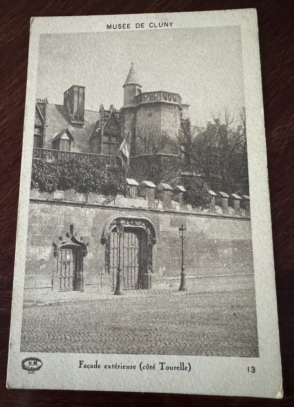 Vintage Unused Postcard La Tourelle Paris France Musee De Cluny
