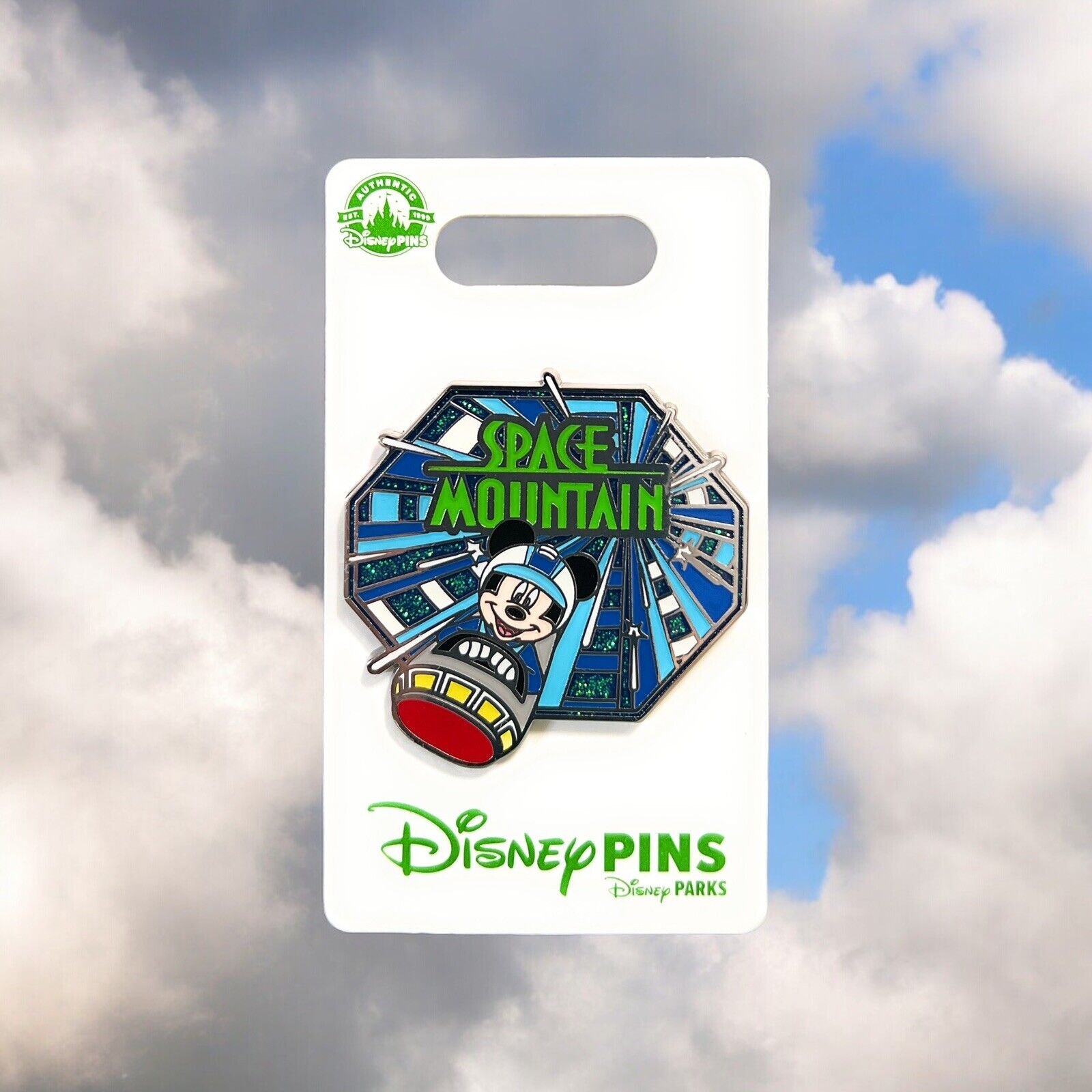 Disney Parks Mickey Space Mountain Ride Trading Pin 2024 - NEW