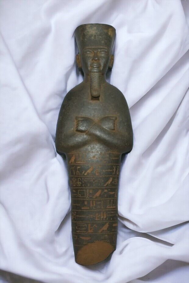 Egyptian Ushabti Ancient Antique Unique Rare Carved Pharaonic Statue Egyptian BC