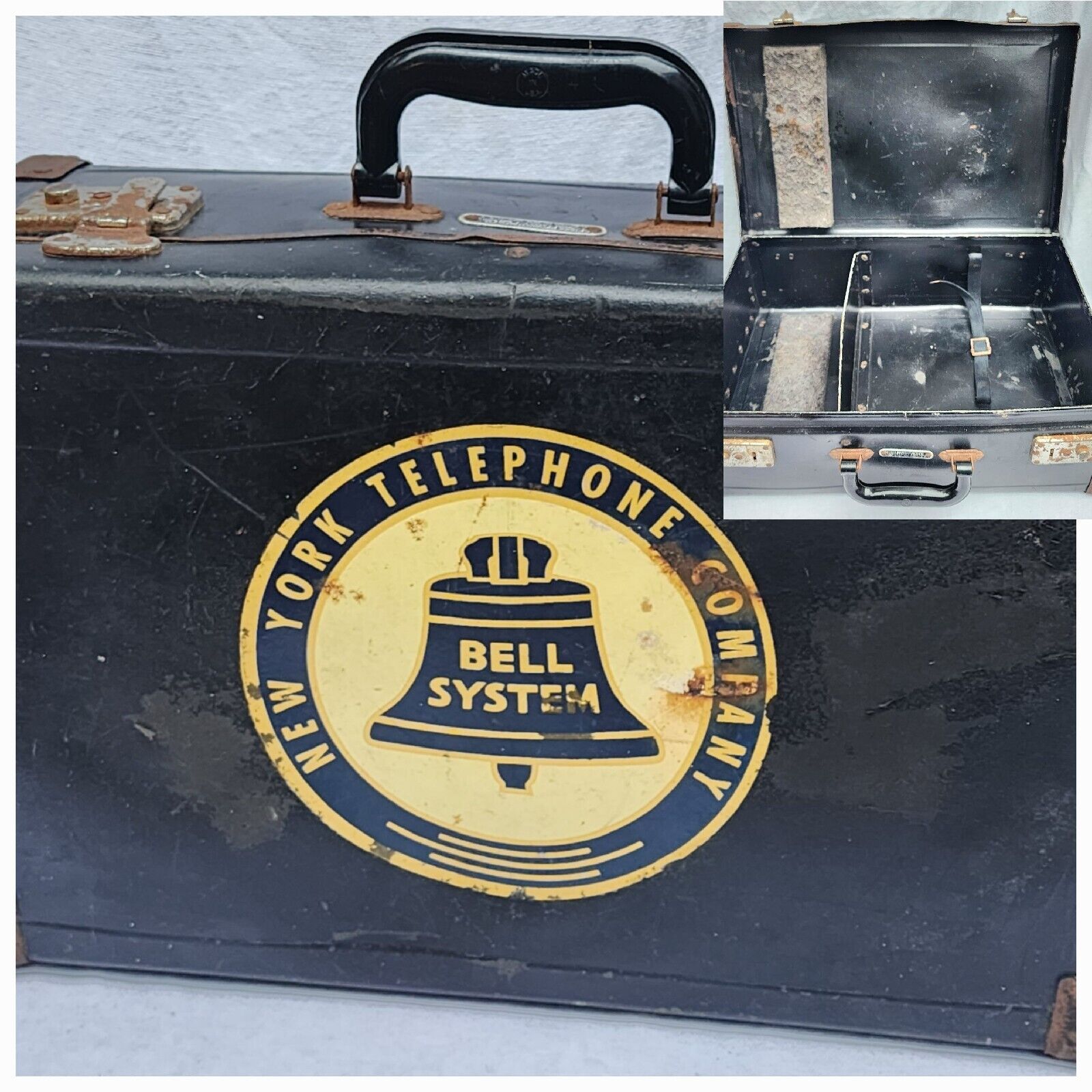 Rare Vintage New York Telephone Company Bell System Salesman Lineman Repair Case