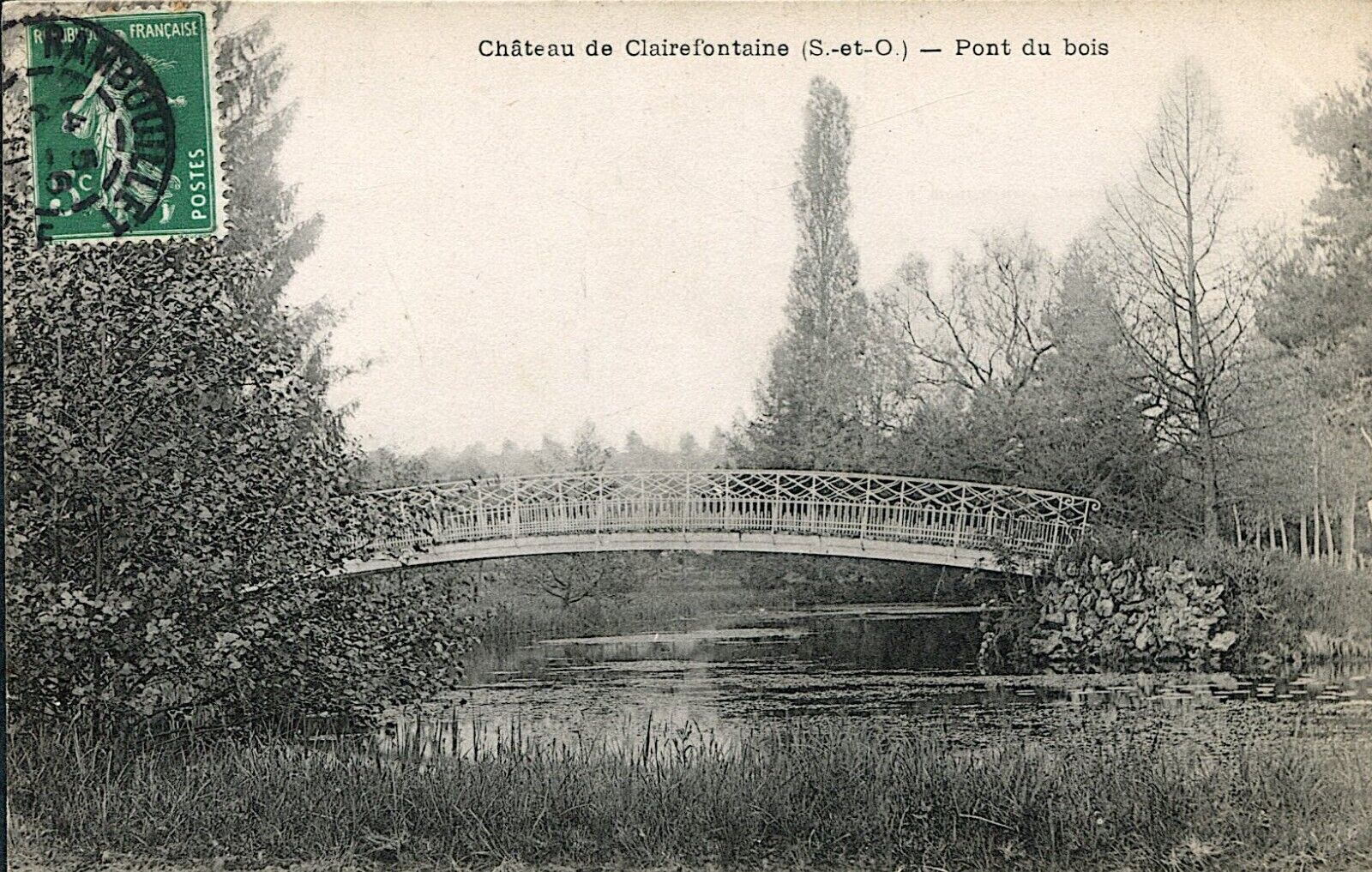 CPA 78 - Clairefontaine - the bridge of the wood