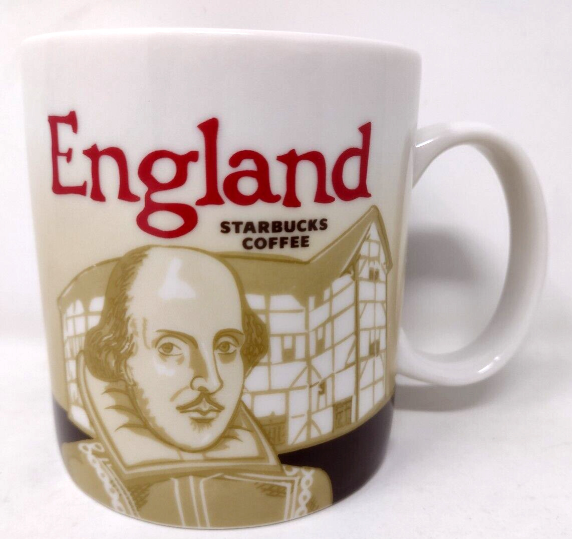 Starbucks 2010 England Global Icon Collector Series 16 oz Coffee Mug Mint
