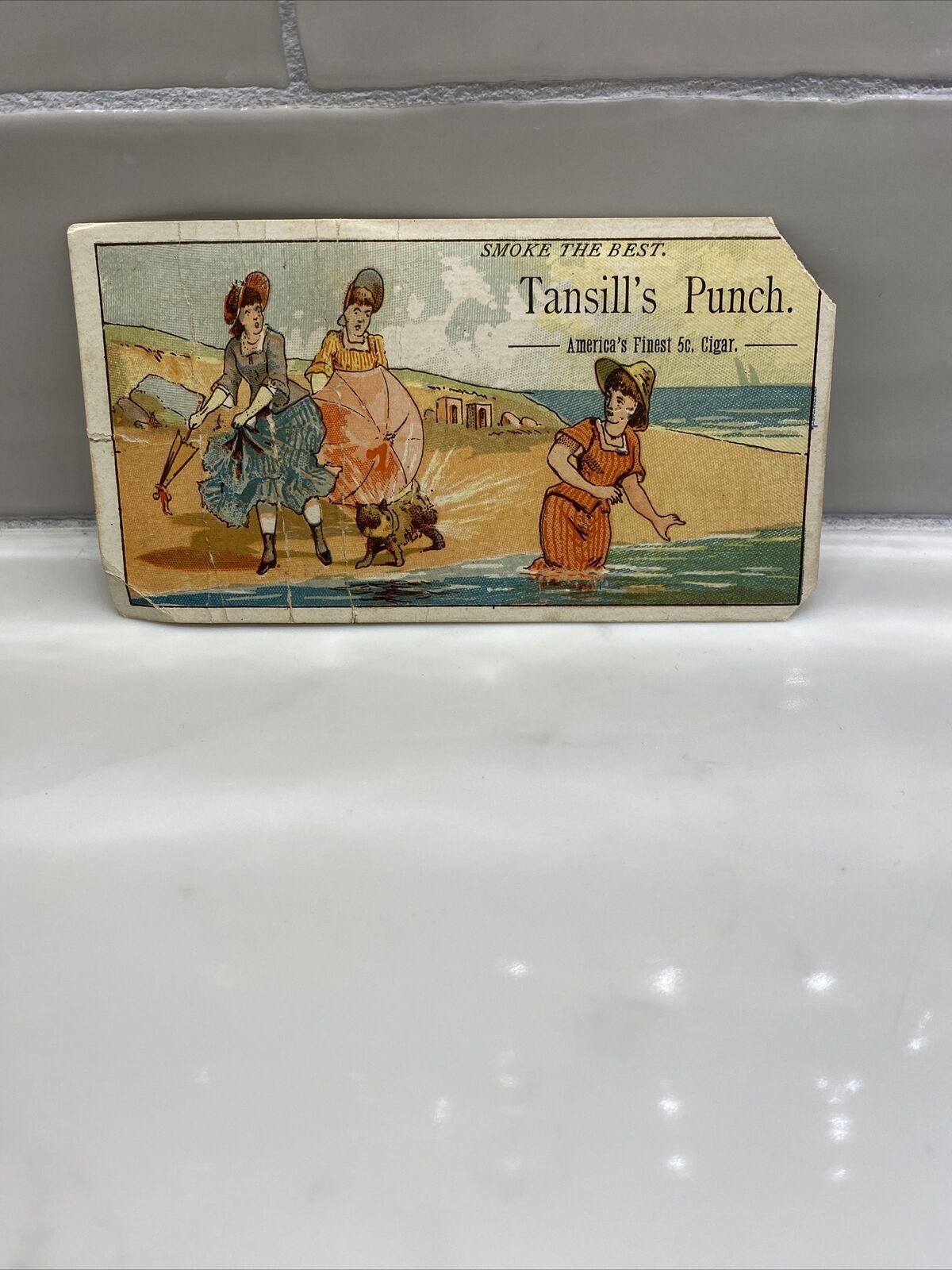 Tansill’s Punch Cigar Trade Card Arenzville IL
