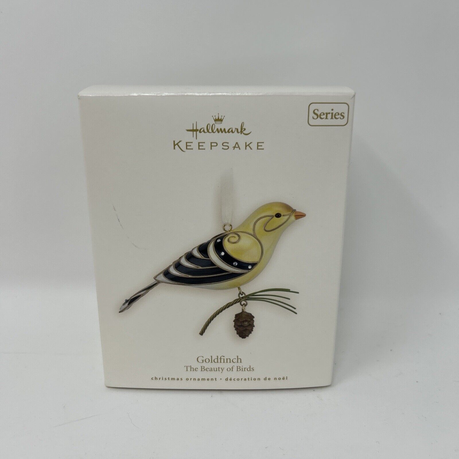 Hallmark Keepsake Series The Beauty of Birds Goldfinch Handcrafted Ornament 2008