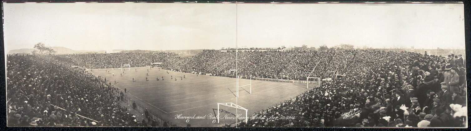 Photo:1910 Panoramic: Harvard 0,Yale 0,New Haven,Conn.,Nov. 19,1910