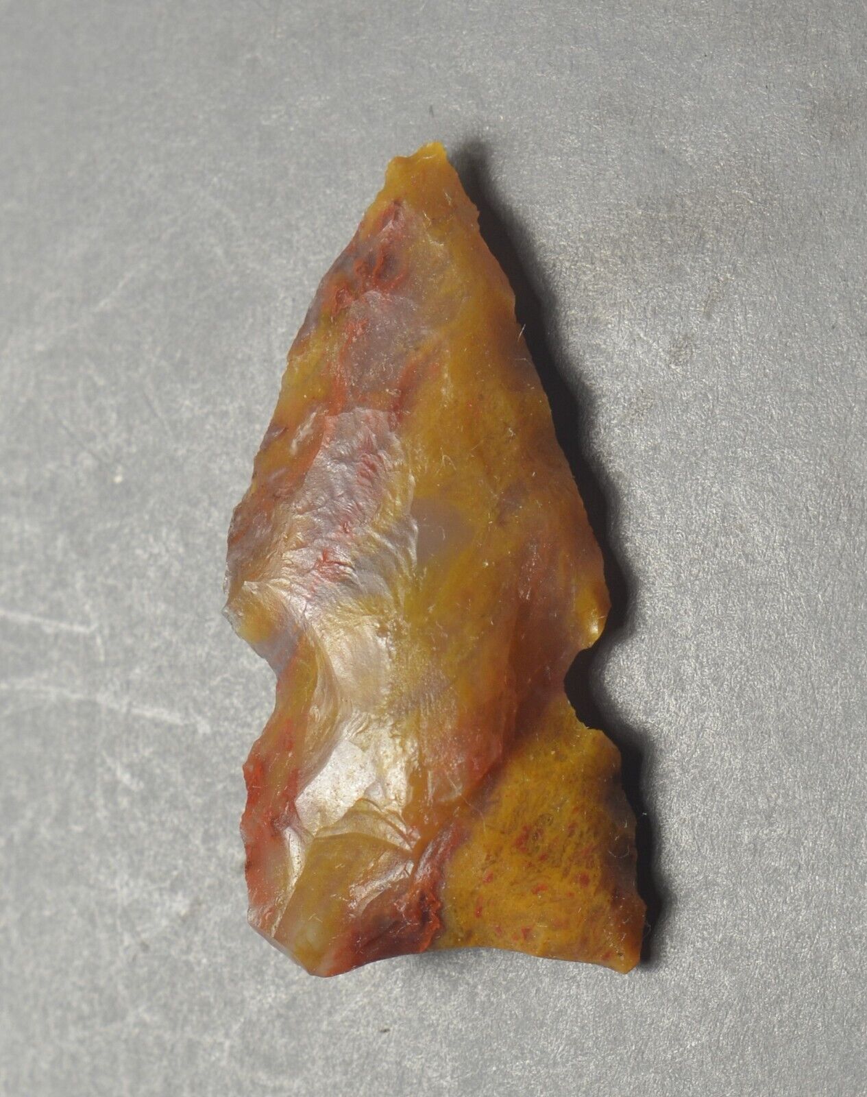 Authentic Modern Reproduction of Pre 1600 Utah Agate Arrowhead