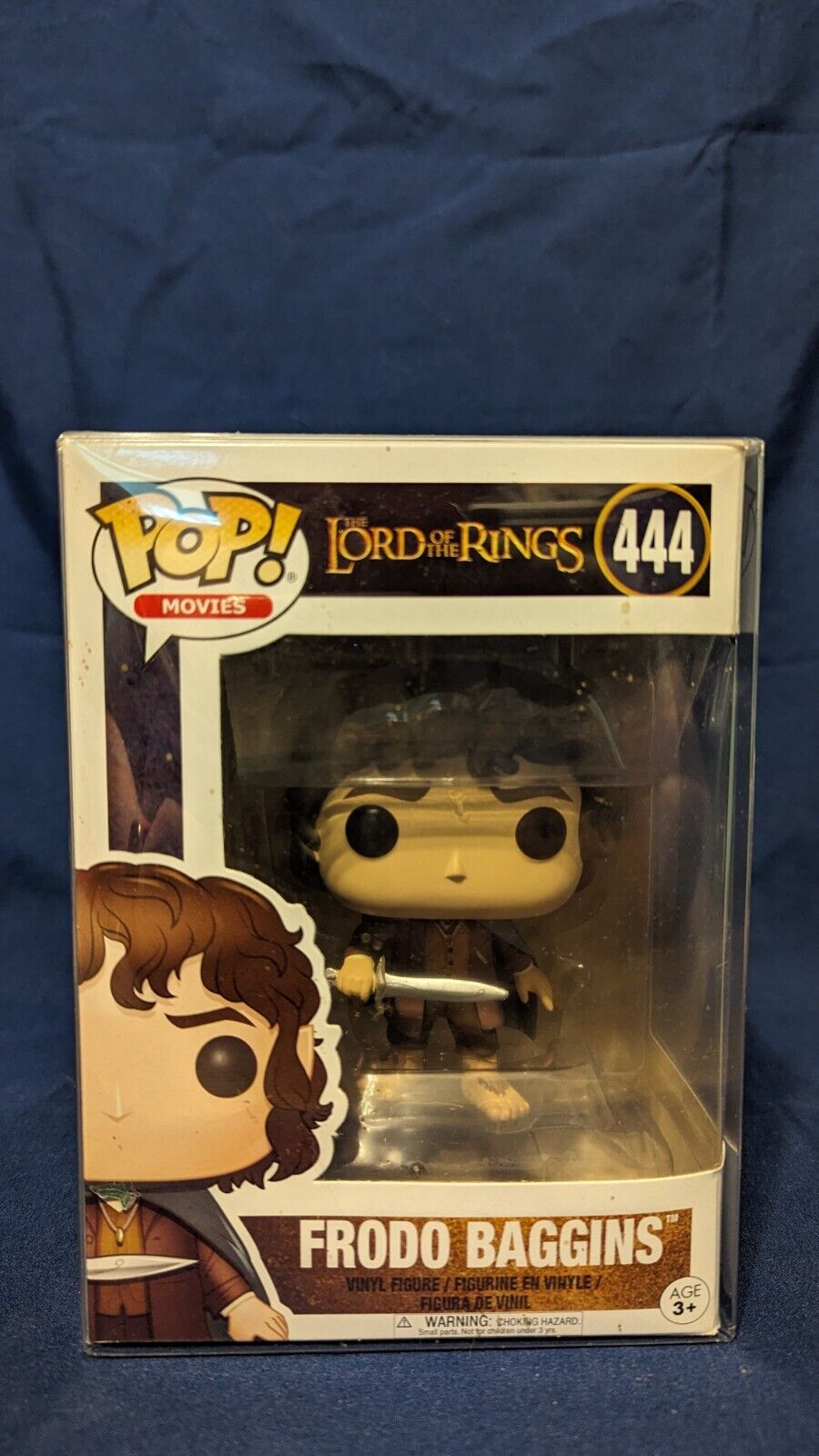 Funko Pop Vinyl: The Lord of the Rings - Frodo Baggins In Pop Protector 