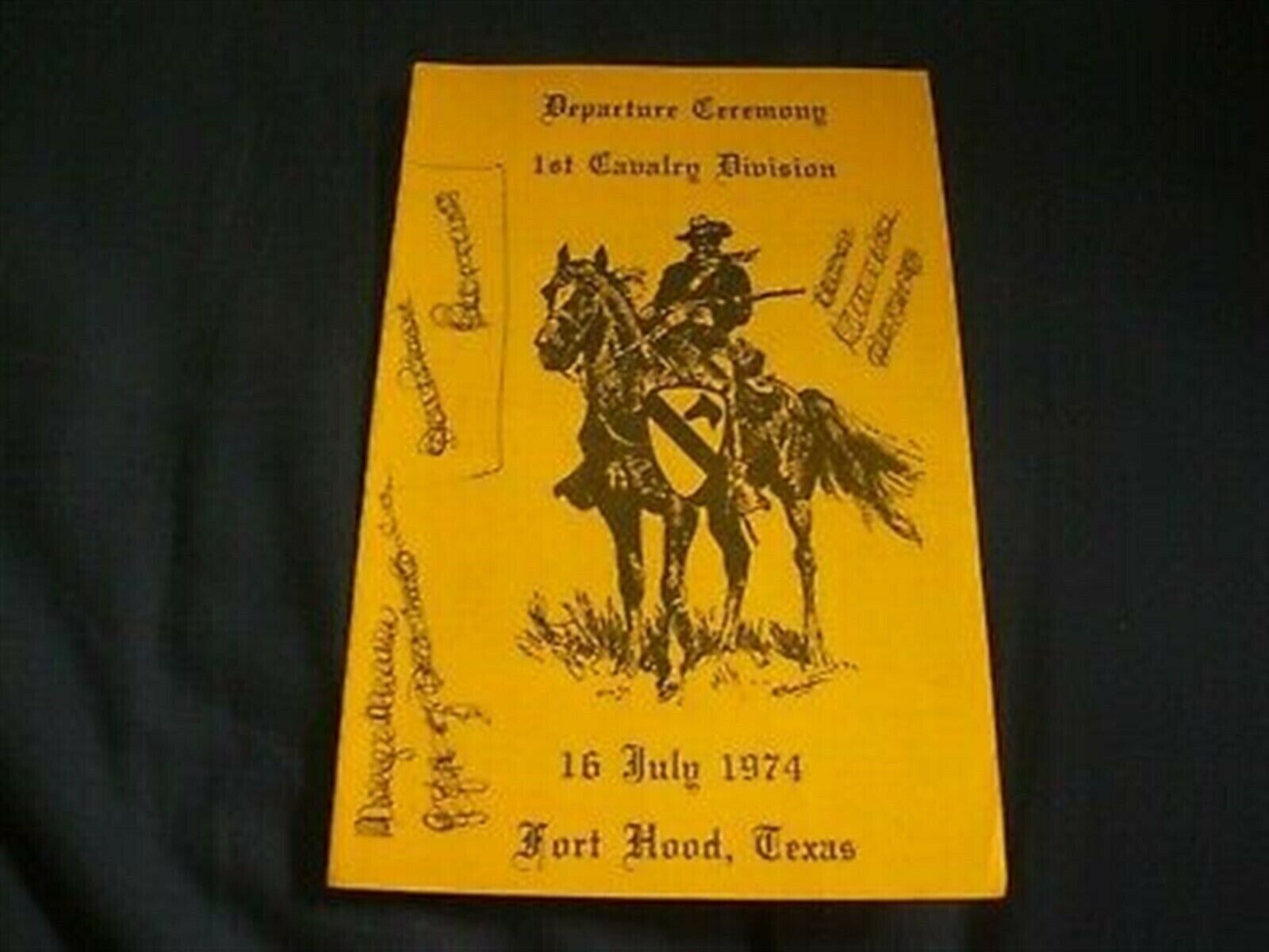 1st CAVALRY DIVISION - FORT HOOD - Departure Ceremony -  16 July 1974