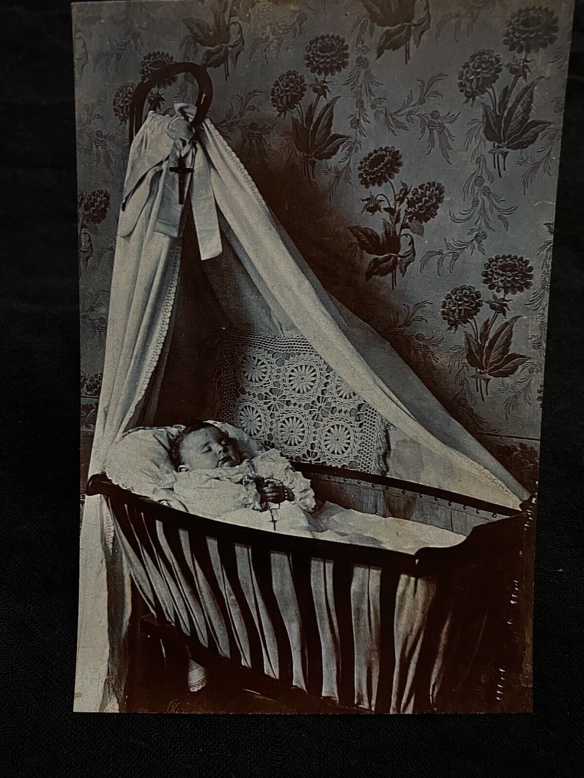 Antique Post Mortem Baby - Print - Open Casket - Matte Finish - Victorian