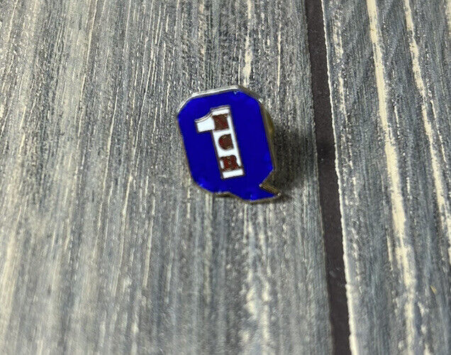 Vintage Blue 1 NCR Pin .75” 