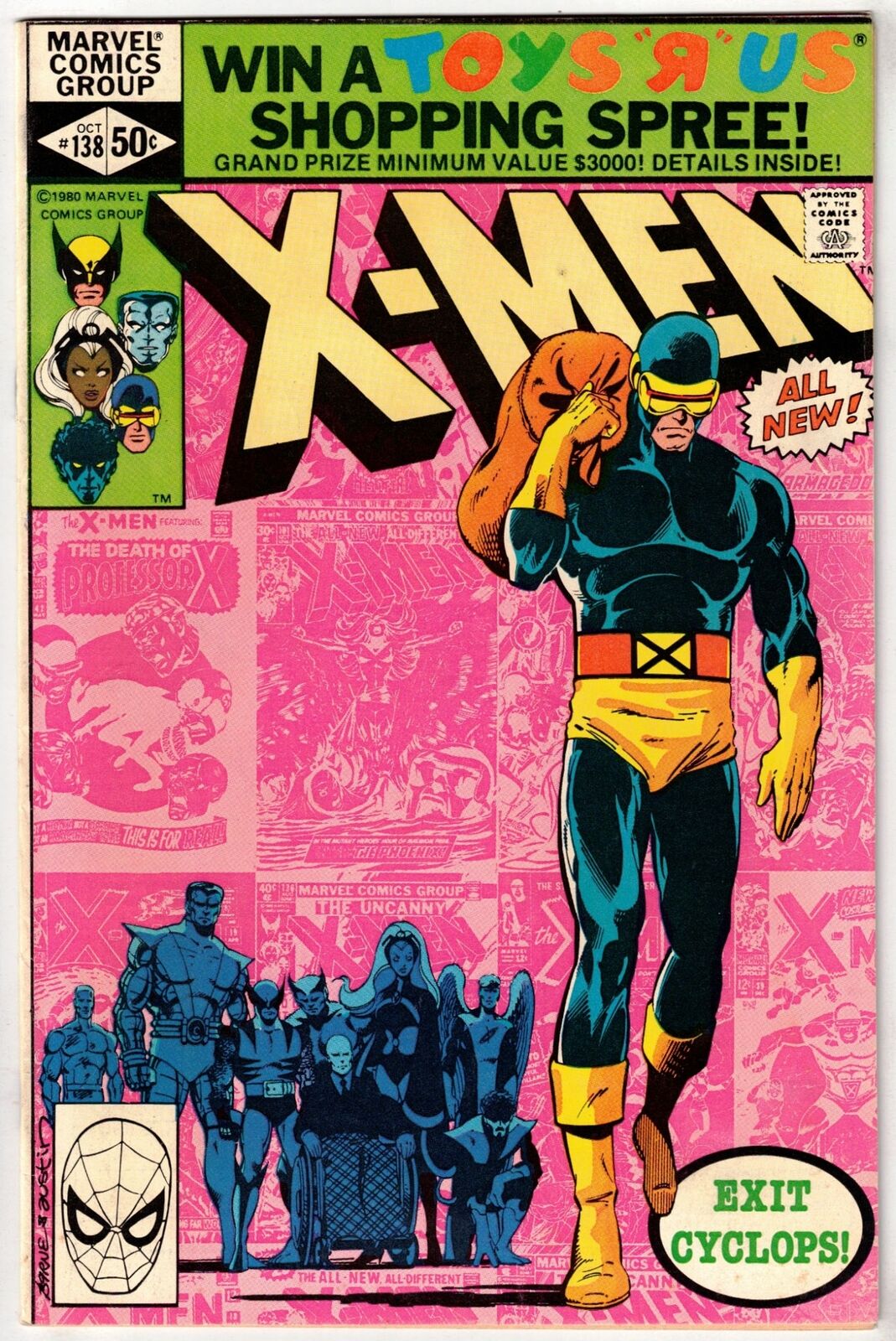 UNCANNY X-MEN #138 (1980)- CYCLOPS LEAVES X-MEN- MARVEL VF