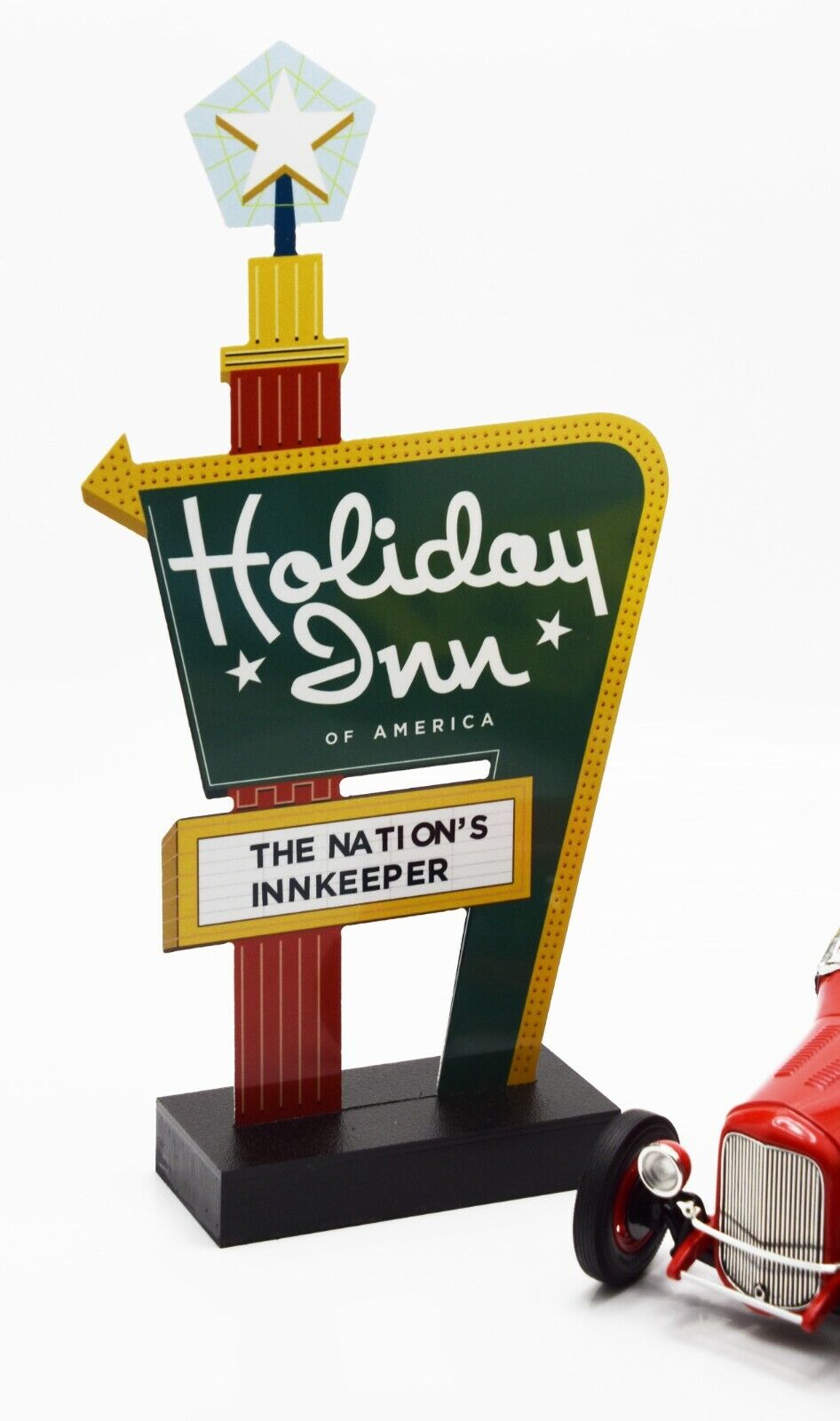 Holiday Inn Sign Hotel Motel Counter Standee Diorama Sign 1:18 1:24 train soap