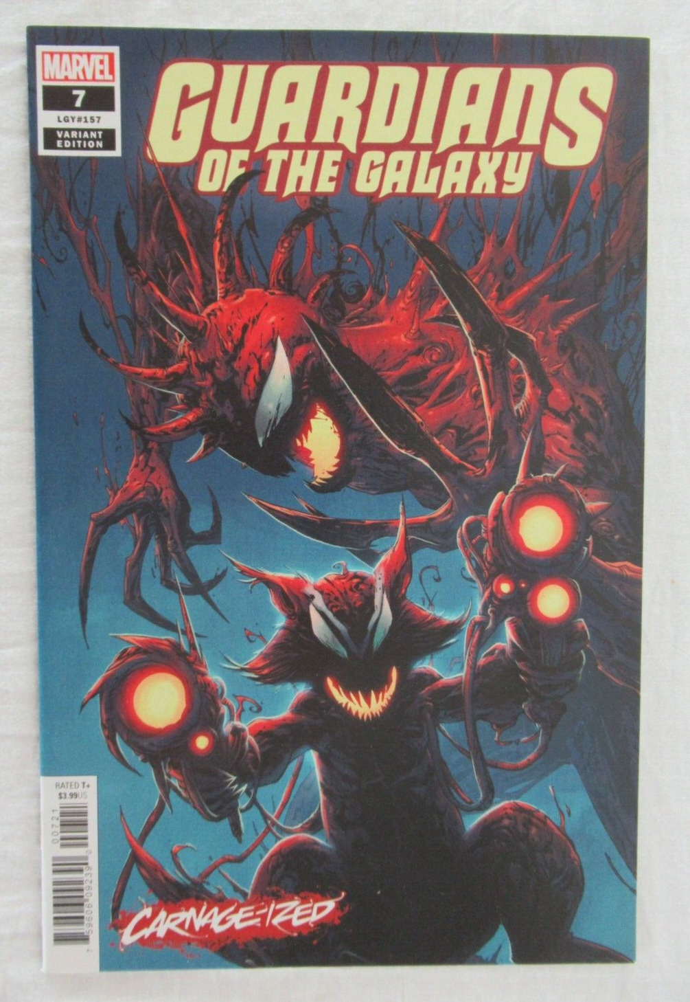 Guardians of the Galaxy #7 (Legacy #157) Carnage-ized Variant Marvel Comics 2019