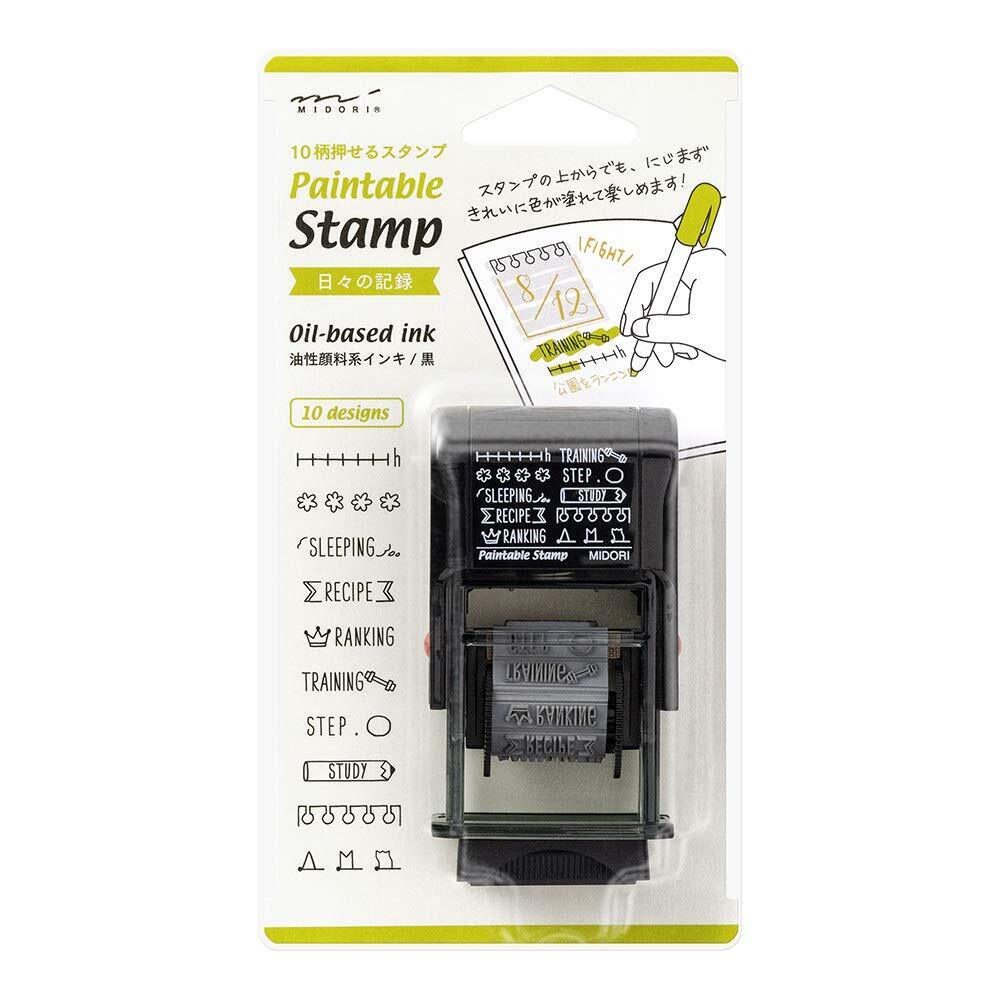 DESIGNPHIL Stamp Rotating Stamp Daily Record Pattern 35419006