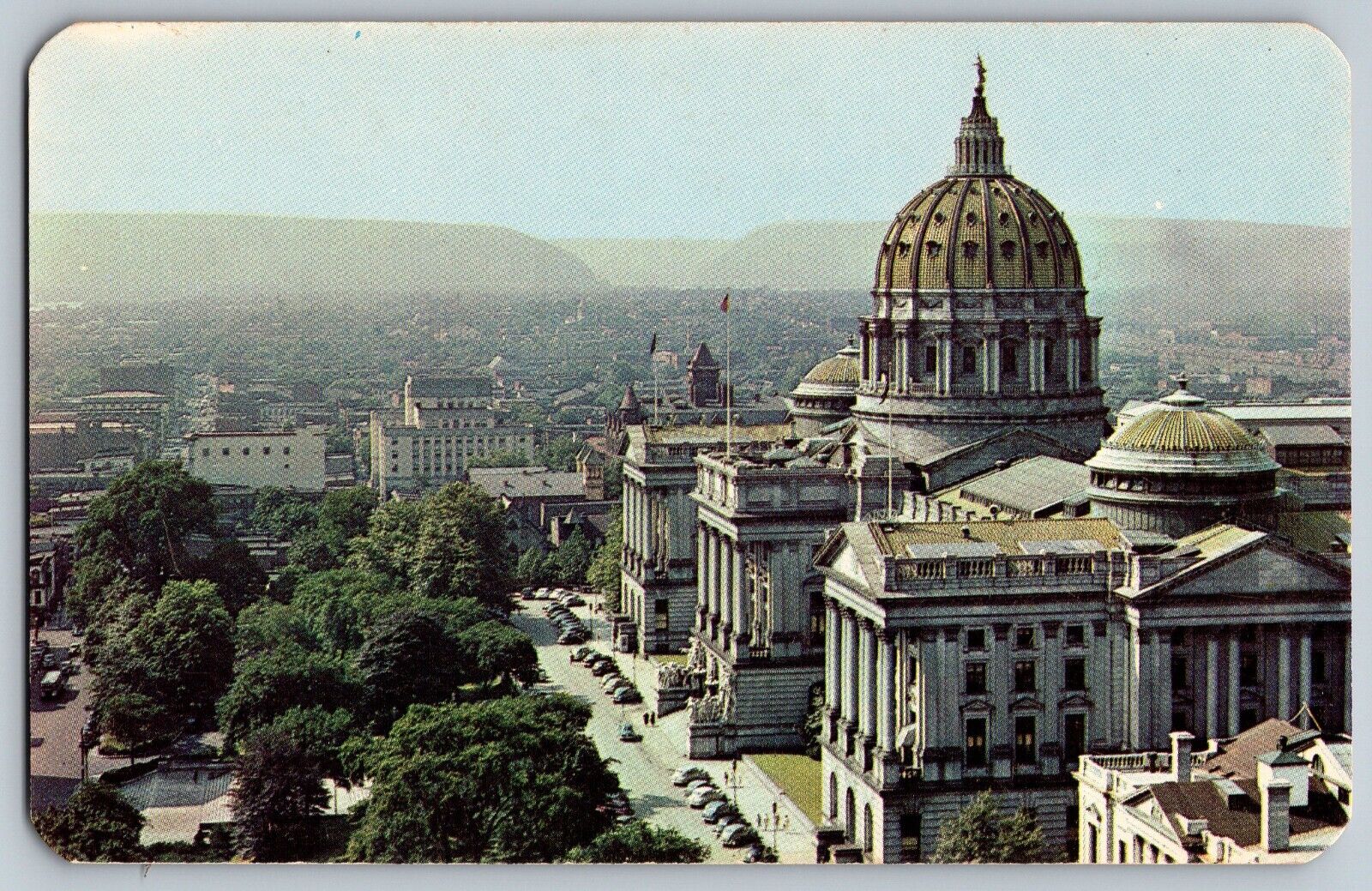 Harrisburg, Pennsylvania PA - Capitol and Museum Building - Vintage Postcard