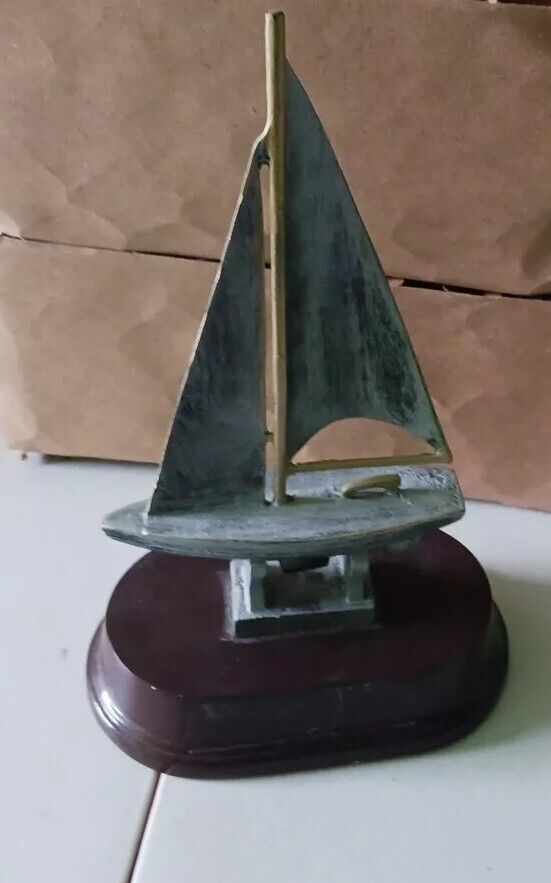 Sailboat Sailing Trophy Or Nautical Decoration Home Decor