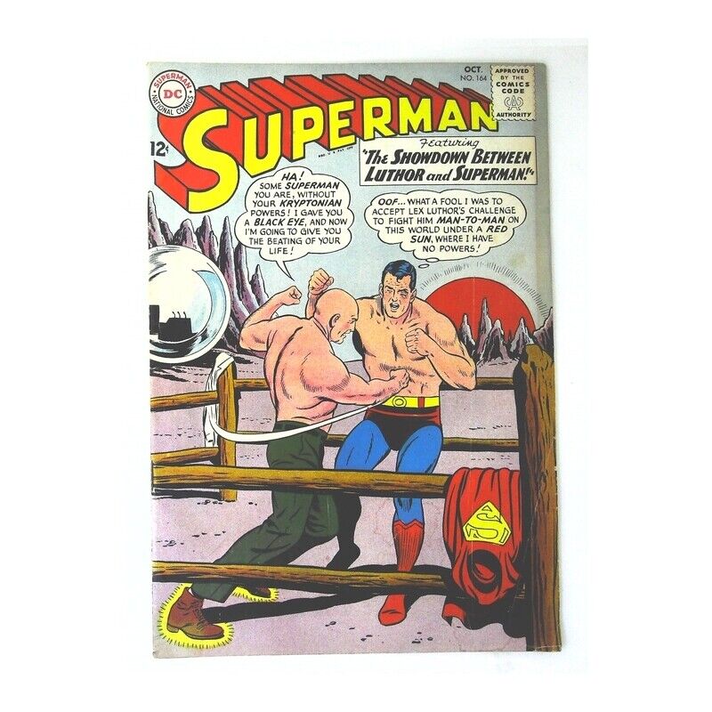 Superman (1939 series) #164 in Fine minus condition. DC comics [c 
