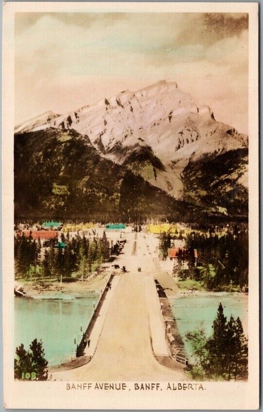 Banff, Alberta Canada RPPC Postcard \